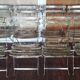 Set of 8 folding bistro / garden chairs fermob 1950