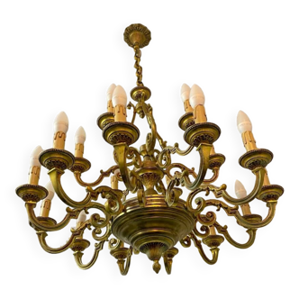 Bronze chandelier 18 branches