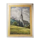 Aquarelle Et China Motiven Vigo Di Fassa Signé E.Baldwin 1955
