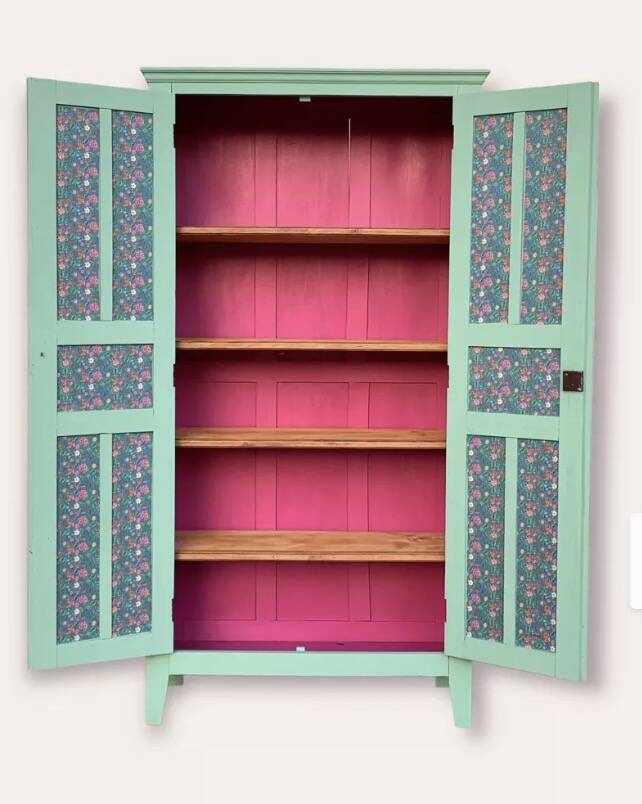 Art Deco paneled Parisian wardrobe 1940