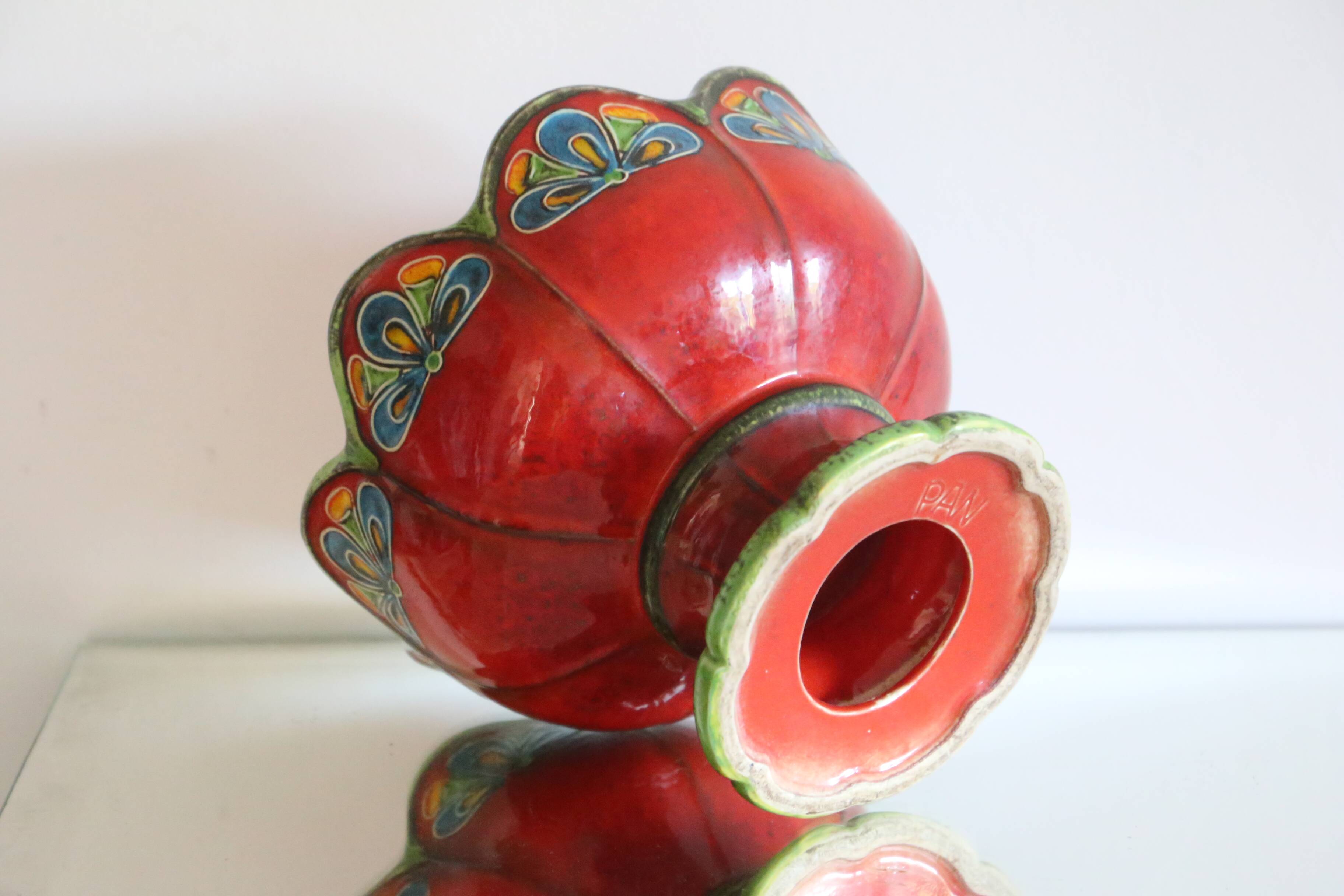 Coupe sur pied, pan keramik, allemand