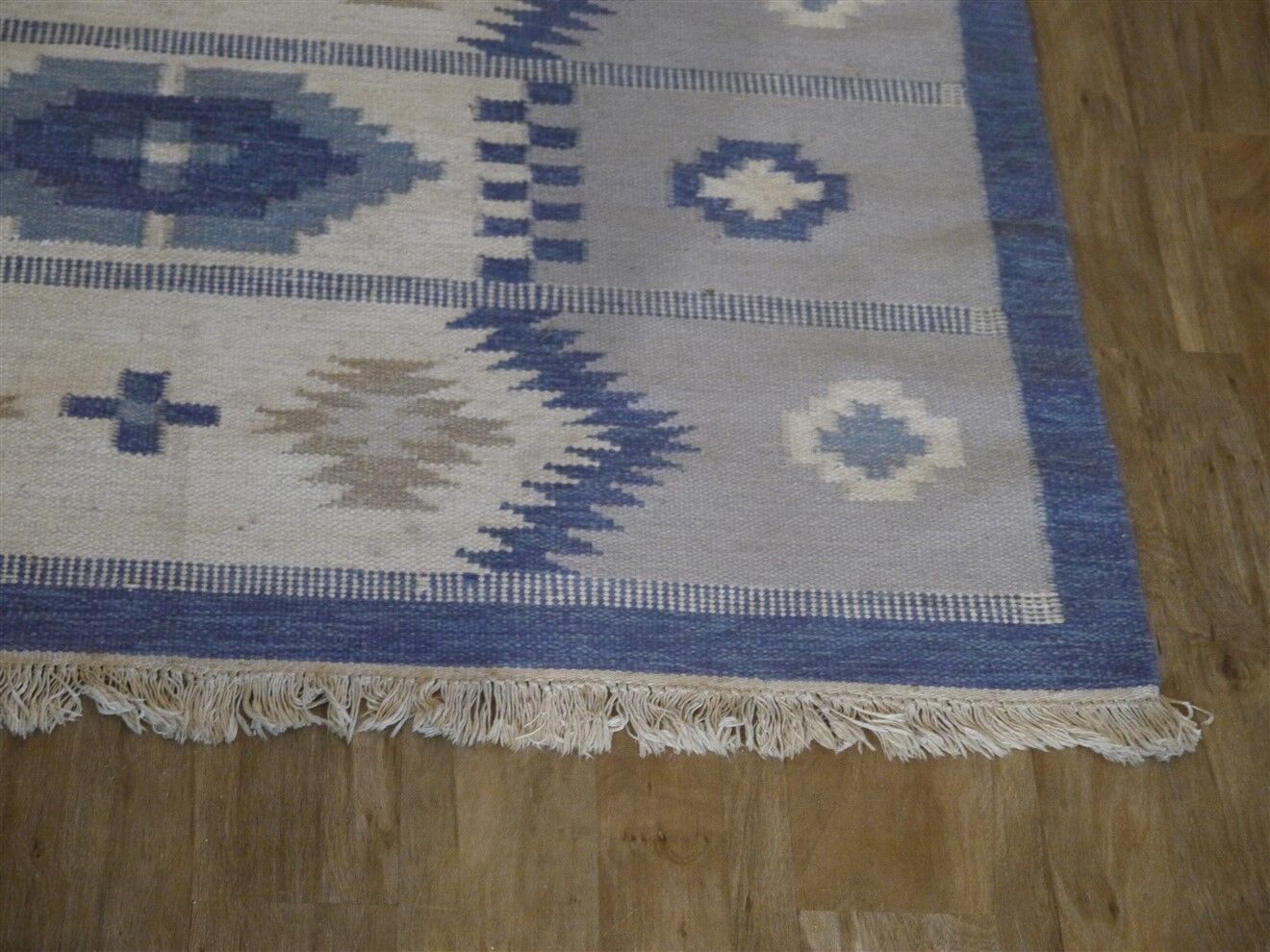 Scandinavian carpet "rolakan" in wool 1960 254x172cm
