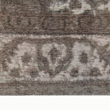 Large Grey Overdyed Rug Handmade Oriental Wool Living Room Carpet- 280x296cm