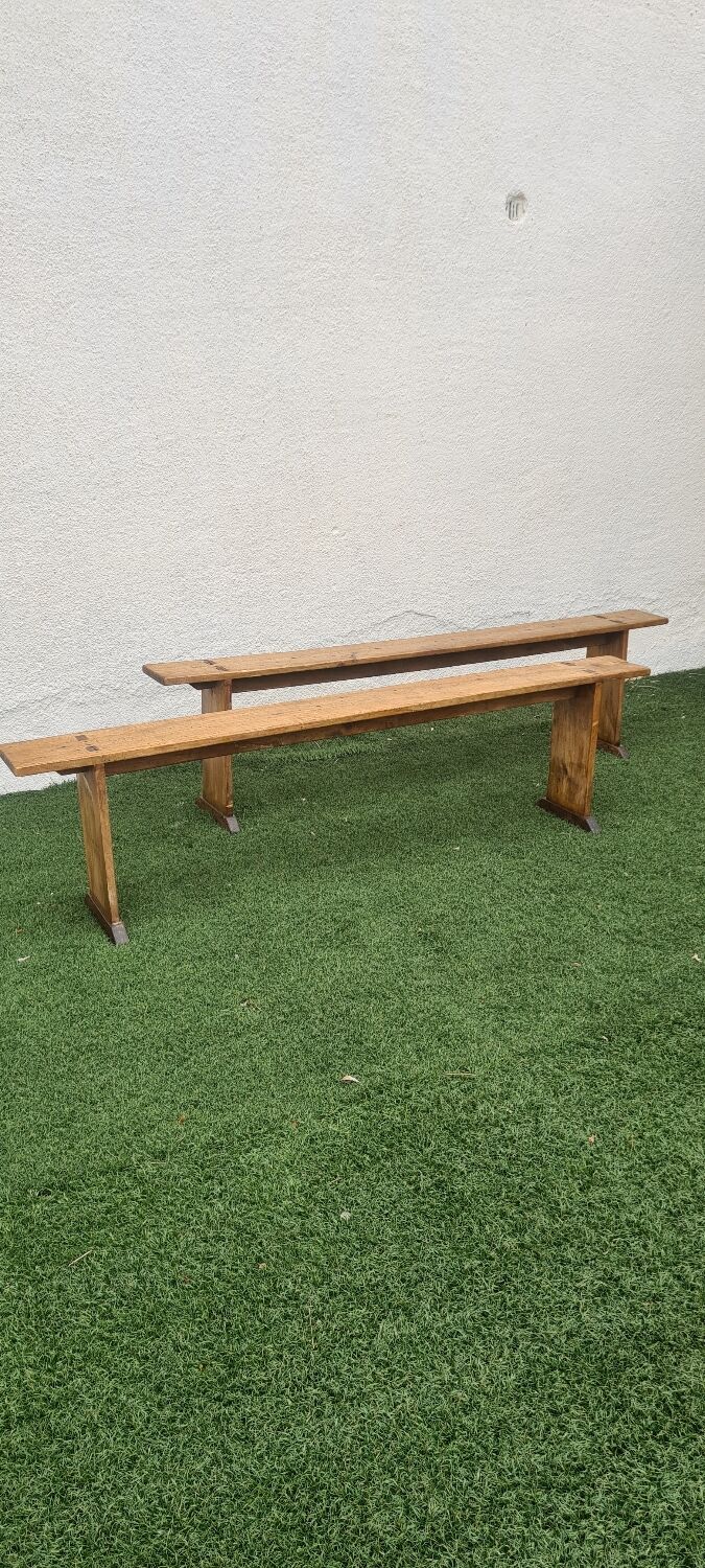 Pair of benches late nineteenth century