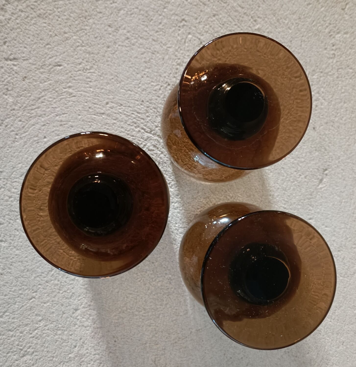 3 cognac glasses Biot style