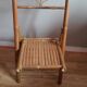 Chaise pliante en bambou