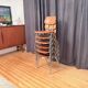 Set of six KN-38 chairs designed by Karl Nothhelfer for VS Möbel, Germany,