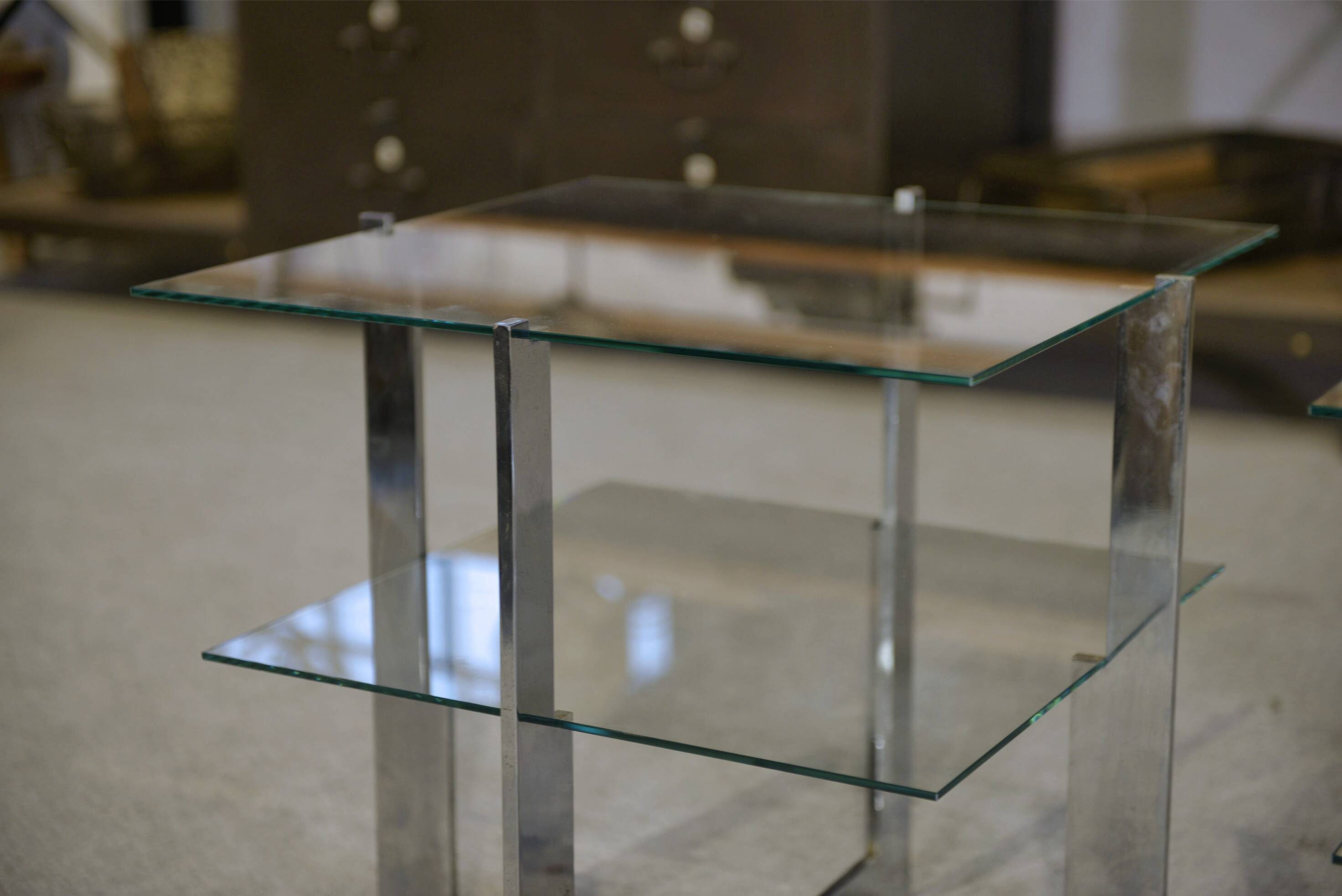 Pair of 1950s design coffee tables