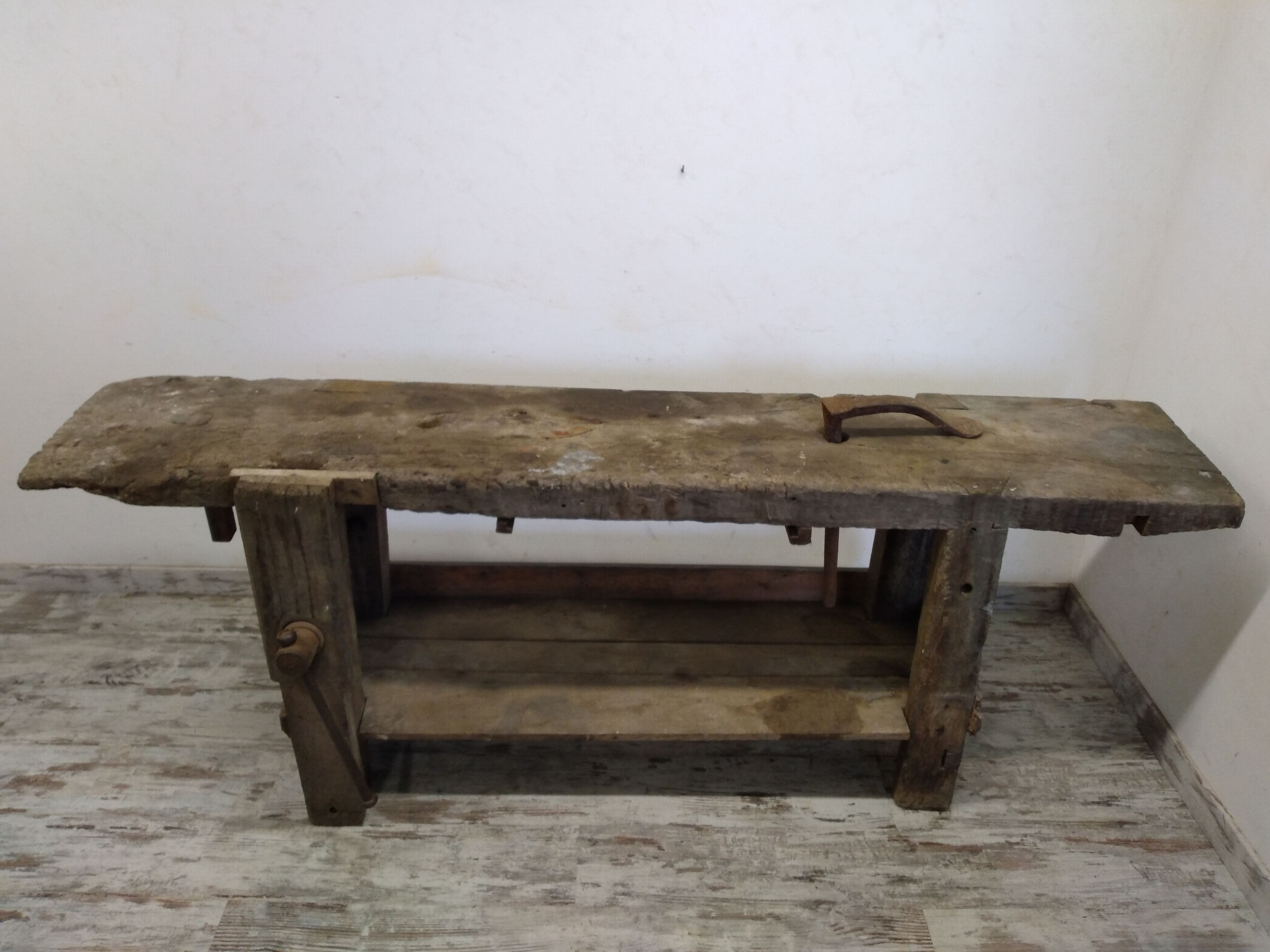 Old carpenter's workbench