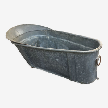 Baignoire en zinc du XIX°