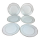 6 Antique Porcelain Plates Limoges France