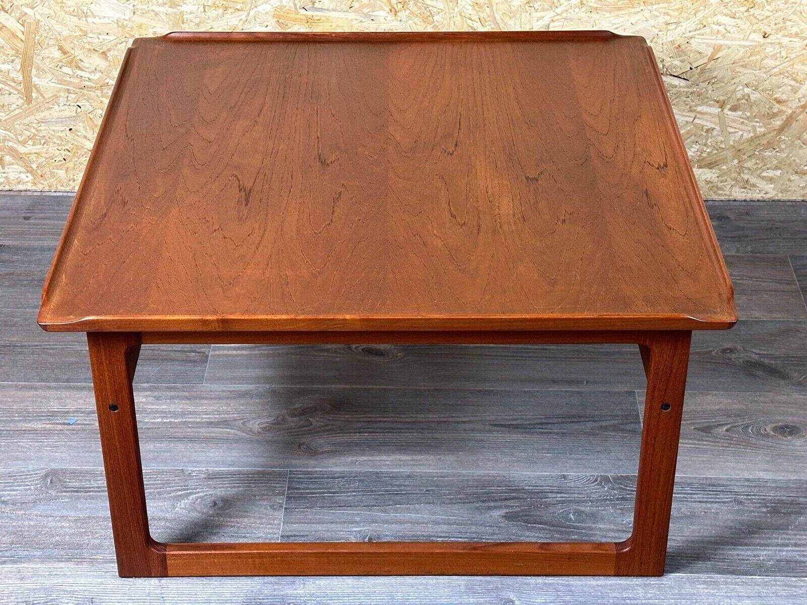 60s 70s teak coffee table Kubus by Jalk Vodder Andersen for Dyrlund Denmark