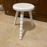 White tripod stool