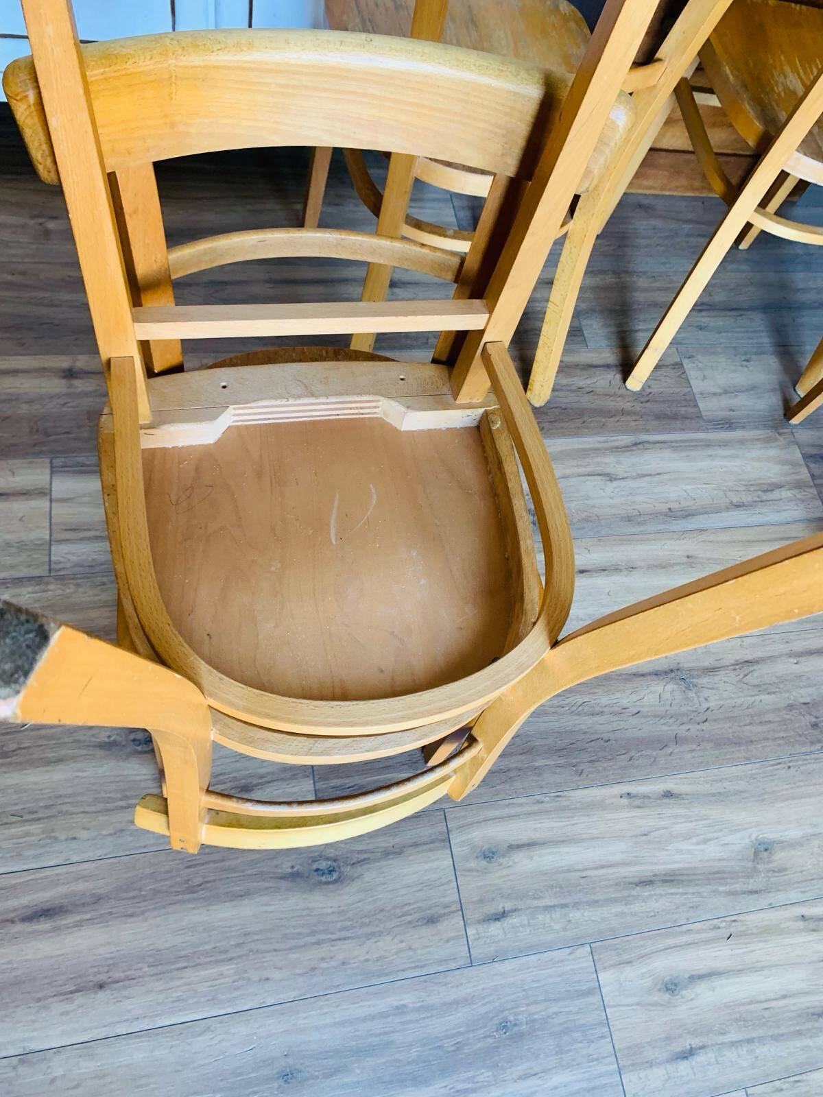 Set of 5 bistro chairs