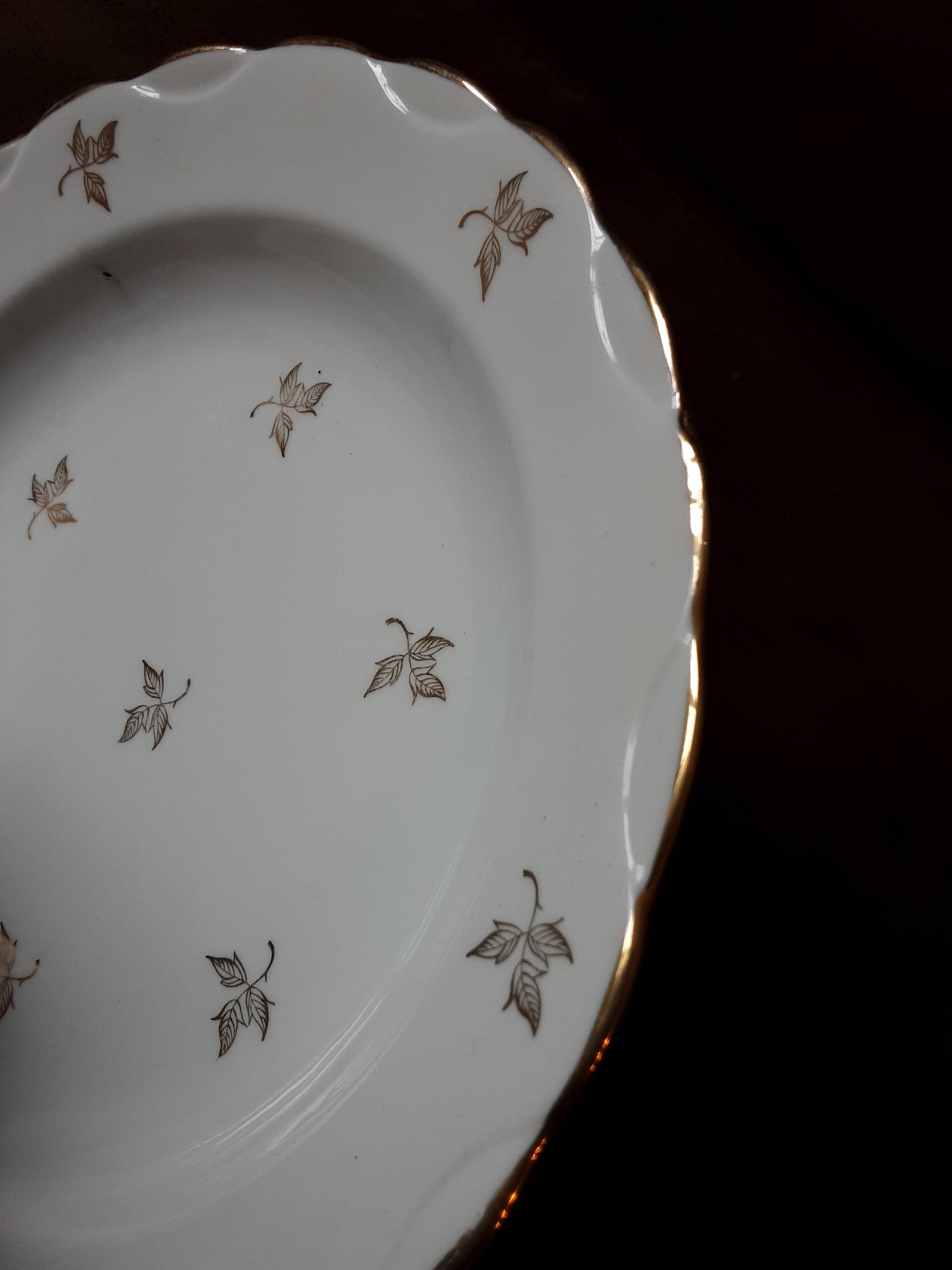 Set of 6 M&S Fine Porcelain Dinner Plates