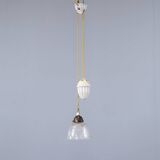 Antique adjustable pendant lamp