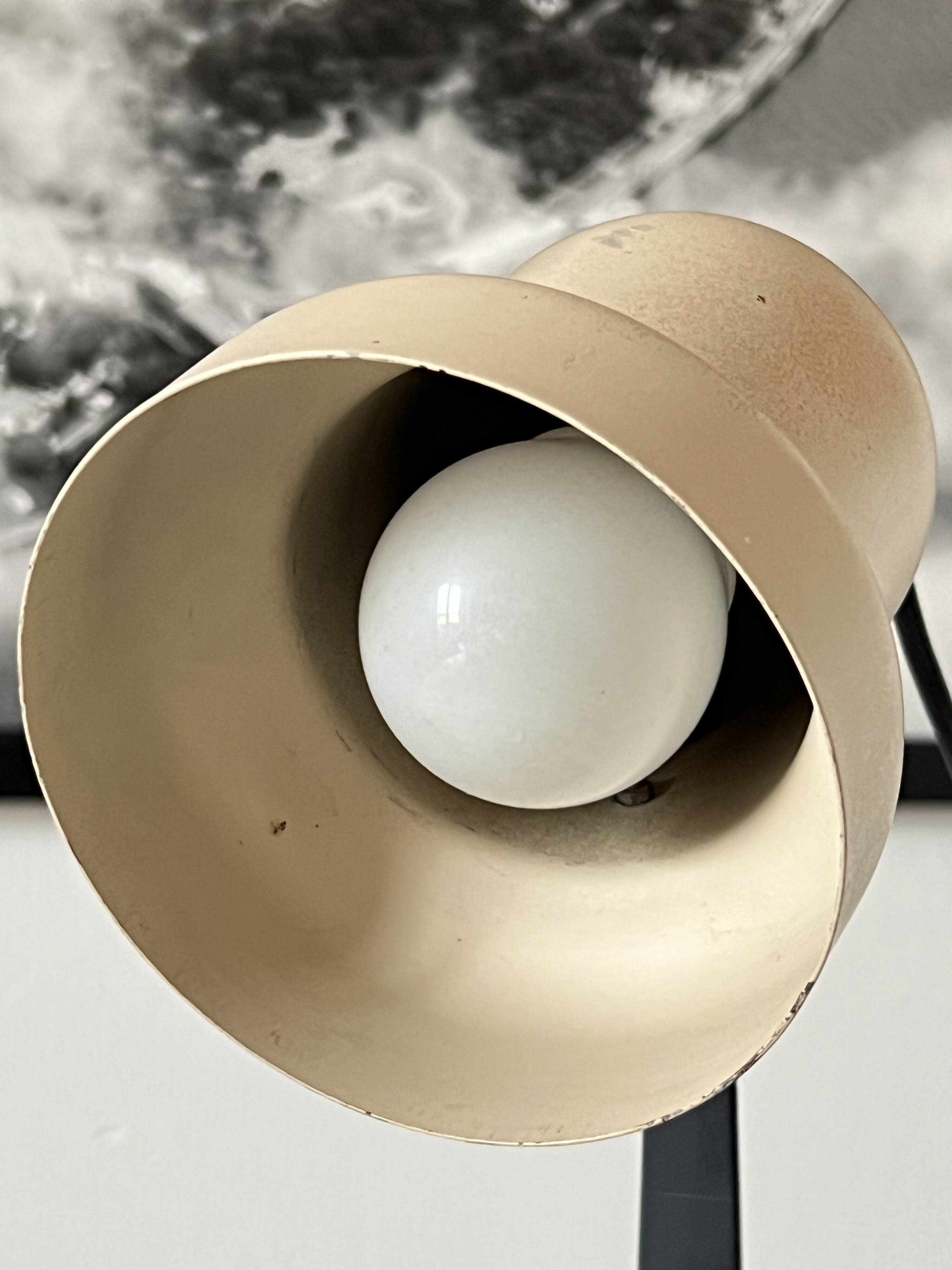 Vintage beige table lamp