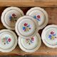 6 Sarreguemines plates