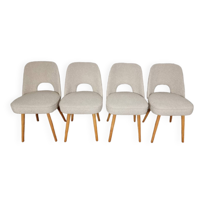 4 chaises par Oswald Haerdtl pour Ton, 1950