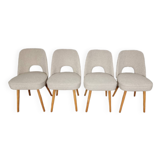 4 chaises par Oswald Haerdtl pour Ton, 1950