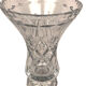 Vase in cut crystal, standing