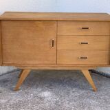 Vintage buffet compass feet 1950