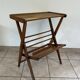 Table d'appoint, porte-revues scandinave vintage