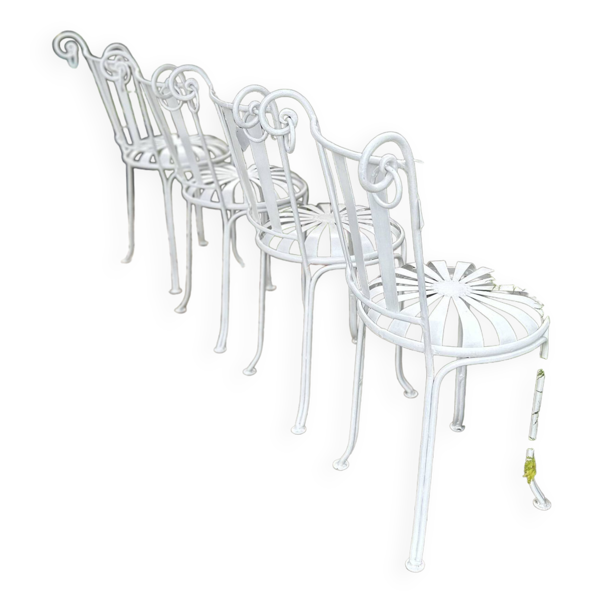 Vintage garden chairs by Francois CARRE