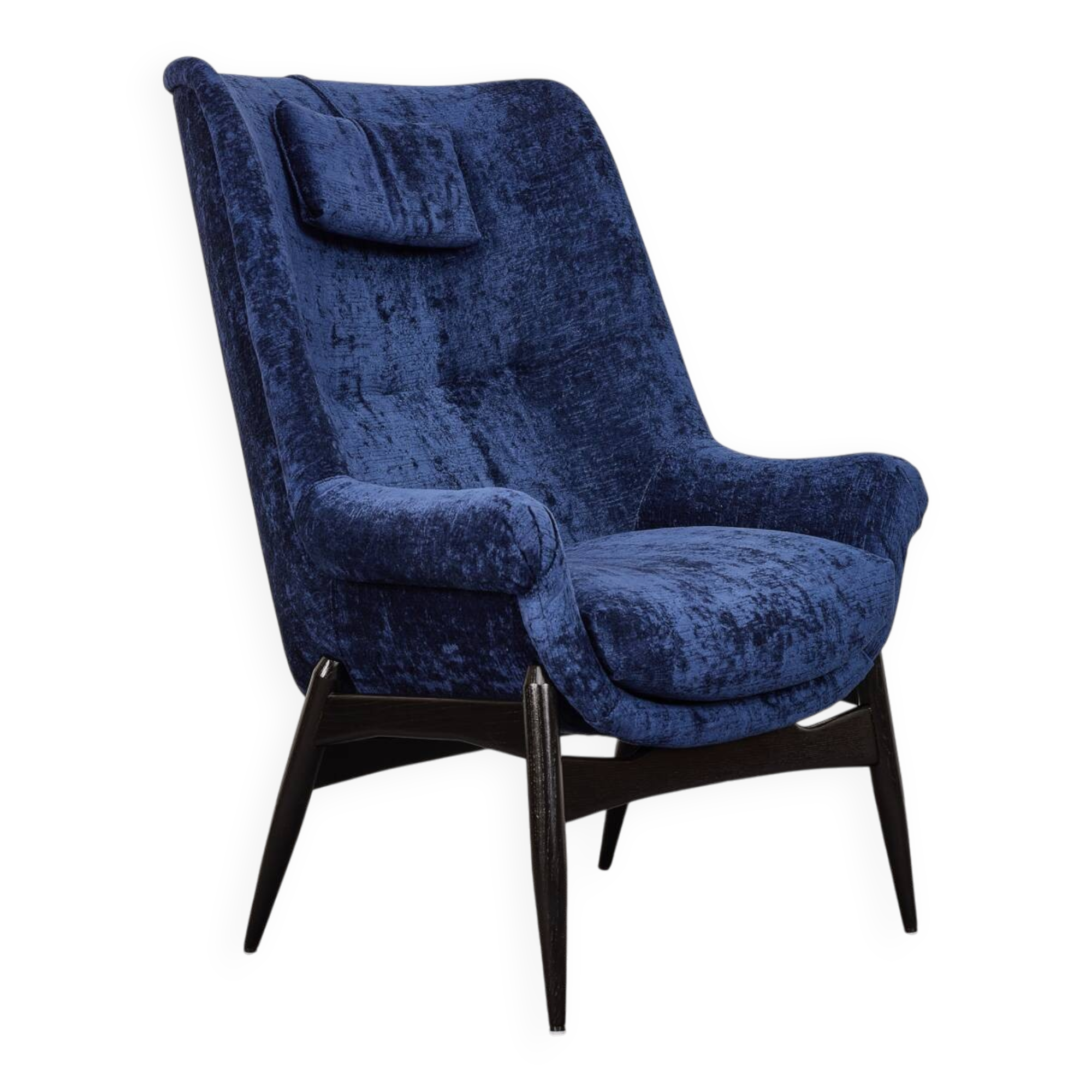 Mid-century, large lounge armchair by Júlia Gaubek, 1960s, Hungary