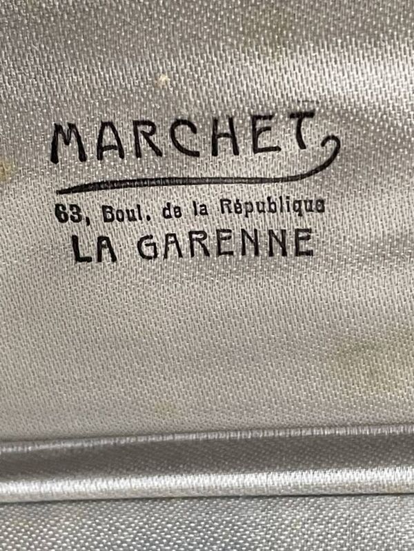 Couverts de service à salade en écrin – Art déco