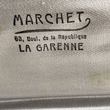 Couverts de service à salade en écrin – Art déco