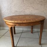 Moroccan marquetry table