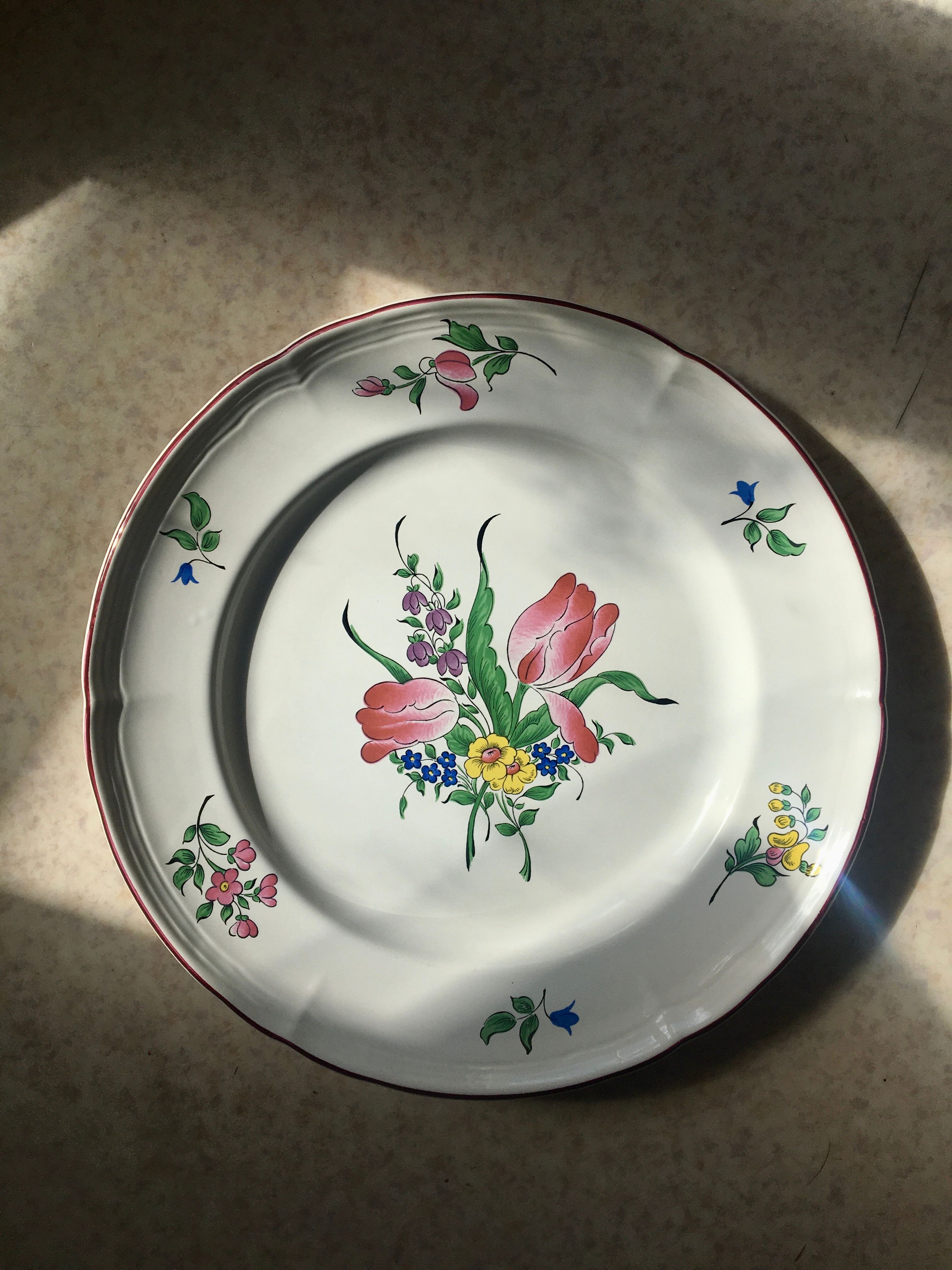 12 plates Lunéville