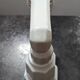 Old white porcelain wall lamp art deco bathroom 1930 opaline tulip 1930