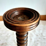 Fifth wheel ashtray turned wooden 1940 art deco