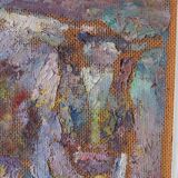 Pal matskassy, hungarian modern painting, 1960s, oil on panel, framed