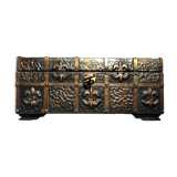 large wooden and copper-made box