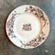 Round plate in iron earth HB & Cie