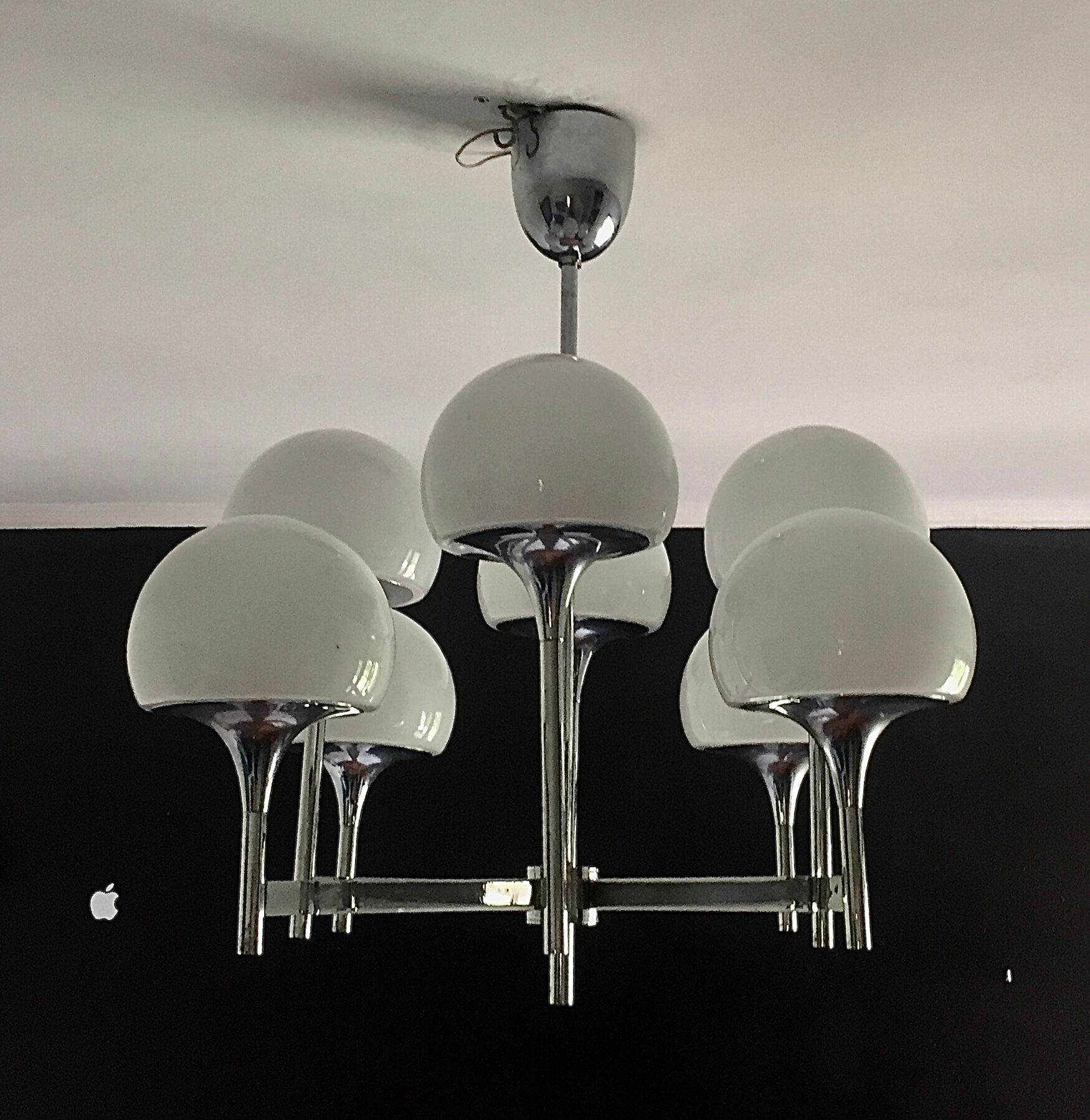 Chandelier 8 fires gaetano sciolari italy 70