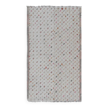 Kilim turc vintage tissé main 144x260 cm