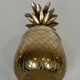 Pineapple ice bucket in brass and steel