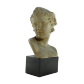 Buste à l'antique en terre cuite figurant Éros, France, années 1930/1940