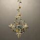 Lustre italien Tole Flower années 1960