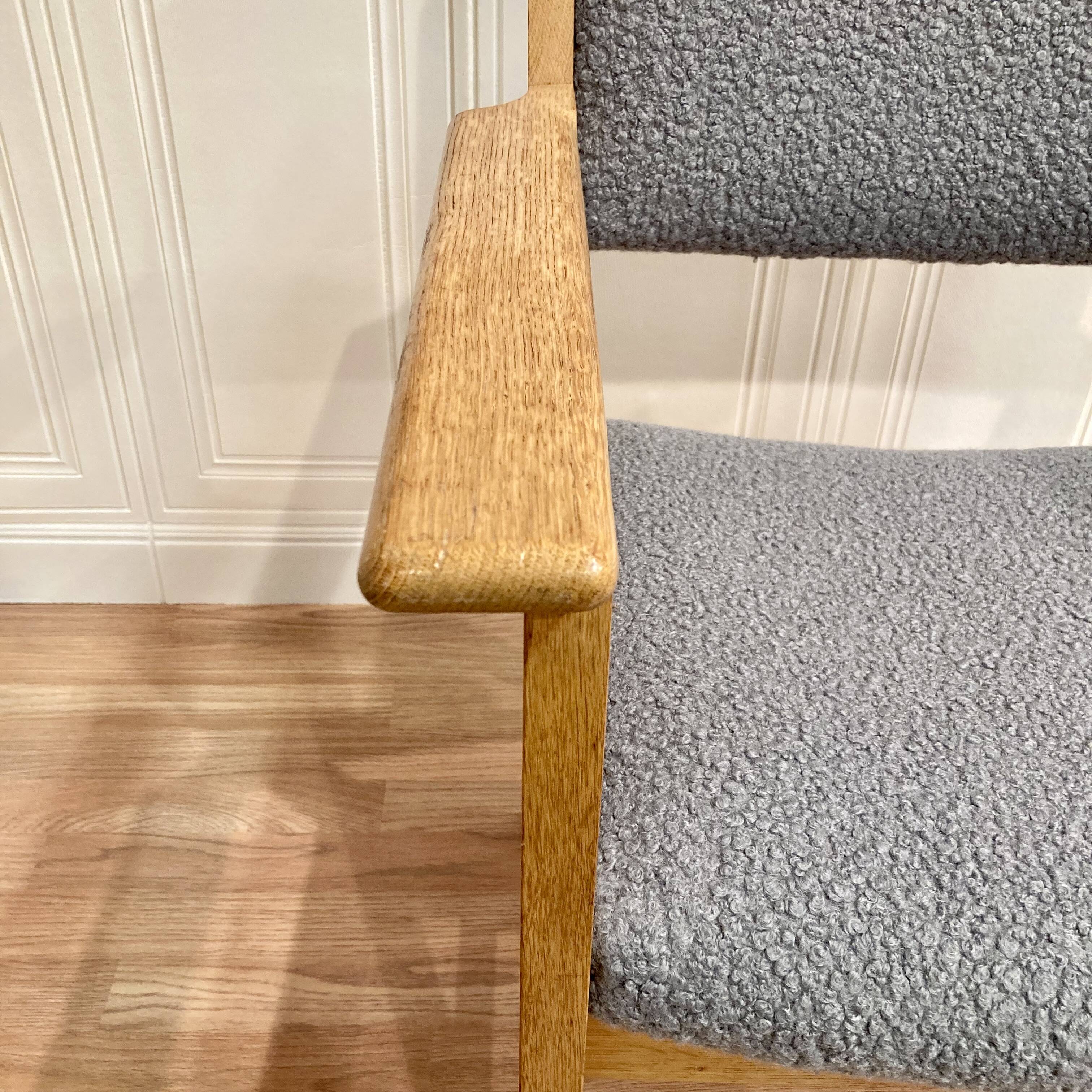 Scandinavian design armchair with "hans wegner" stamp 1960.