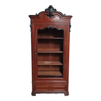 Napoleon III period library in thuja burl