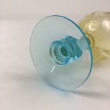 7 glasses of wine George Sand cristallerie Portieux