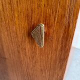 Vintage Bedside Table with Cabinet