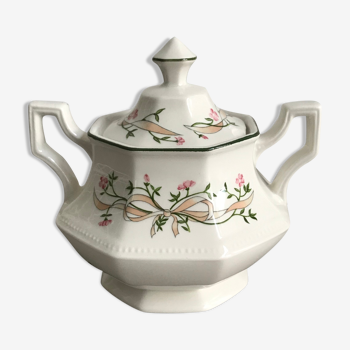 Johnson Brothers White English Porcelain Sugar — Eternal Beau Model