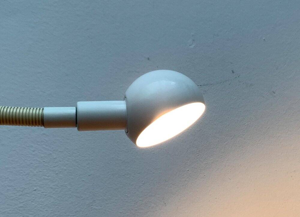 Vintage Space Age clamp lamp Italian Hebi by Isao Hosoe for Valenti Luce, 1970s, set of 2