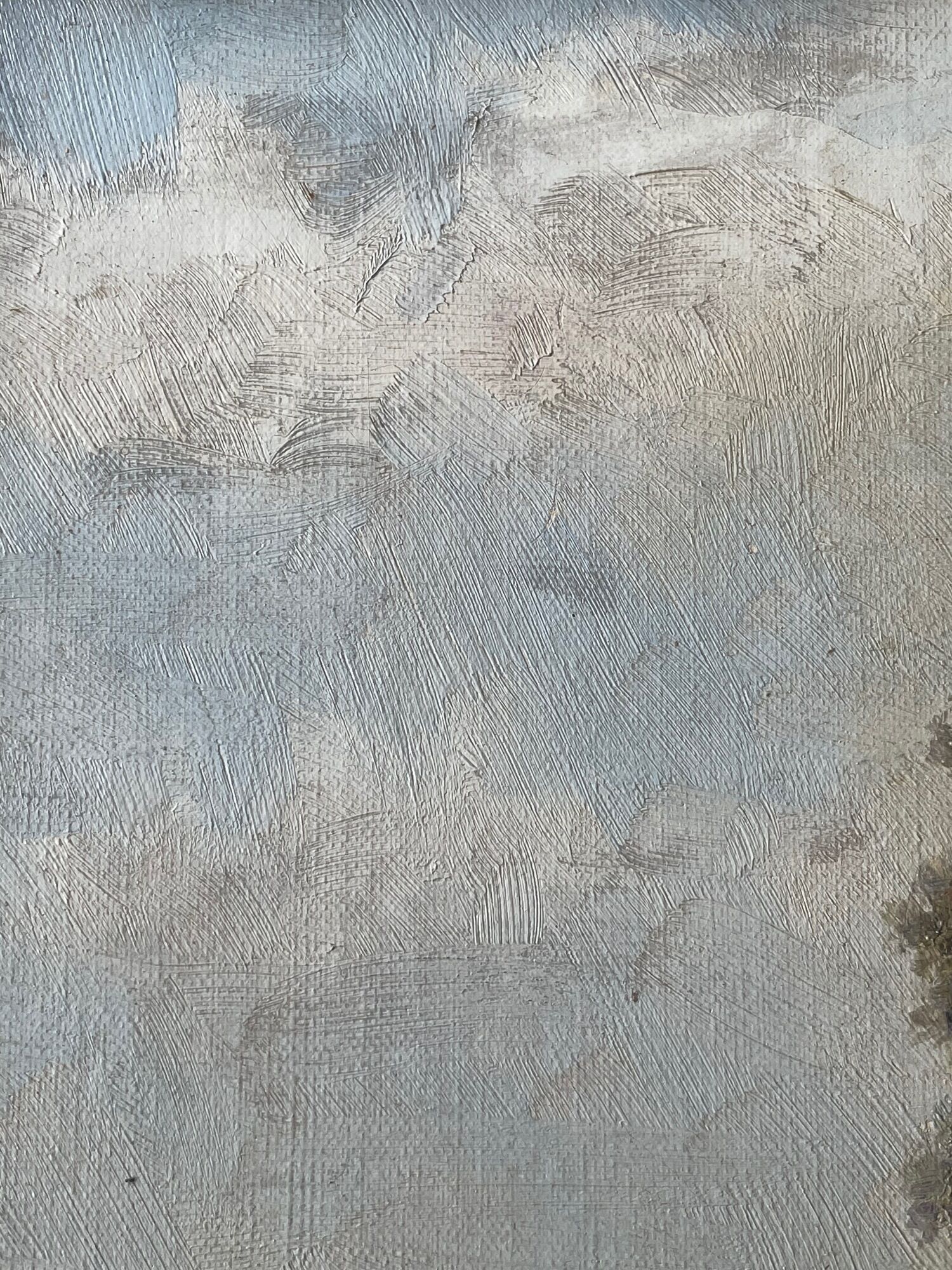 Painting painting old school of Barbizon nineteenth